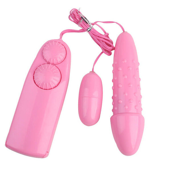 Dual fun æg+dildo - pink