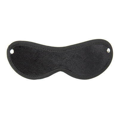 Blindfold med blødt stof, sort