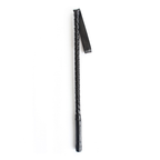 Ridepisk med rem, sort 70cm