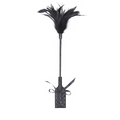 Elegant kildefjer &amp; paddle 45cm - sort