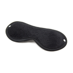 Blindfold med blødt stof, sort