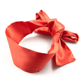 Blindfold i pikant silkestof, rødt 