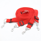 Rødt bindesæt til sengen