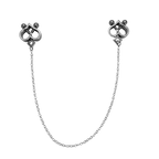 Nipple clamps heartshape kæde
