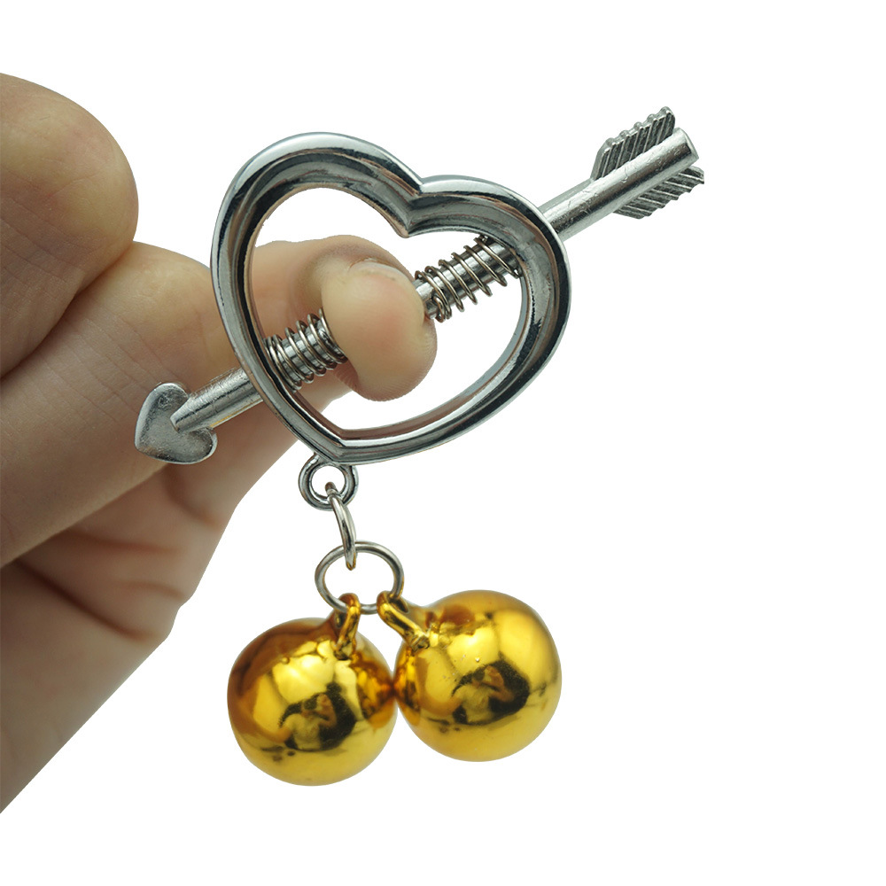 Nipple clamps hjerteform &amp; klokker