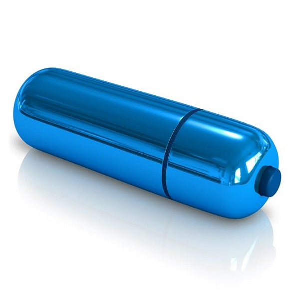 Mini vibrator bullet - blå metallic