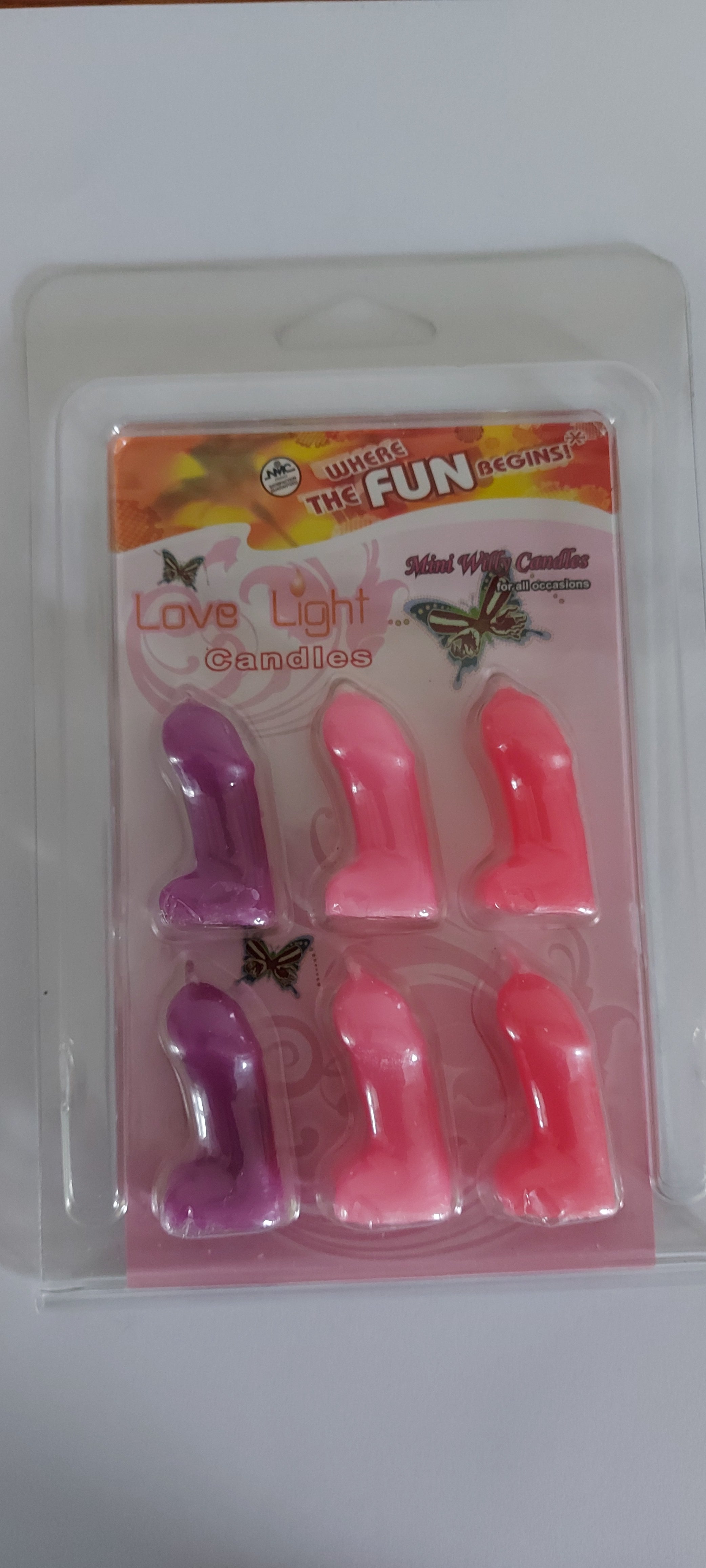 mini Willy stearinlys