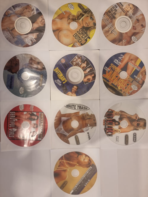 10 STK DVD SEX FILM