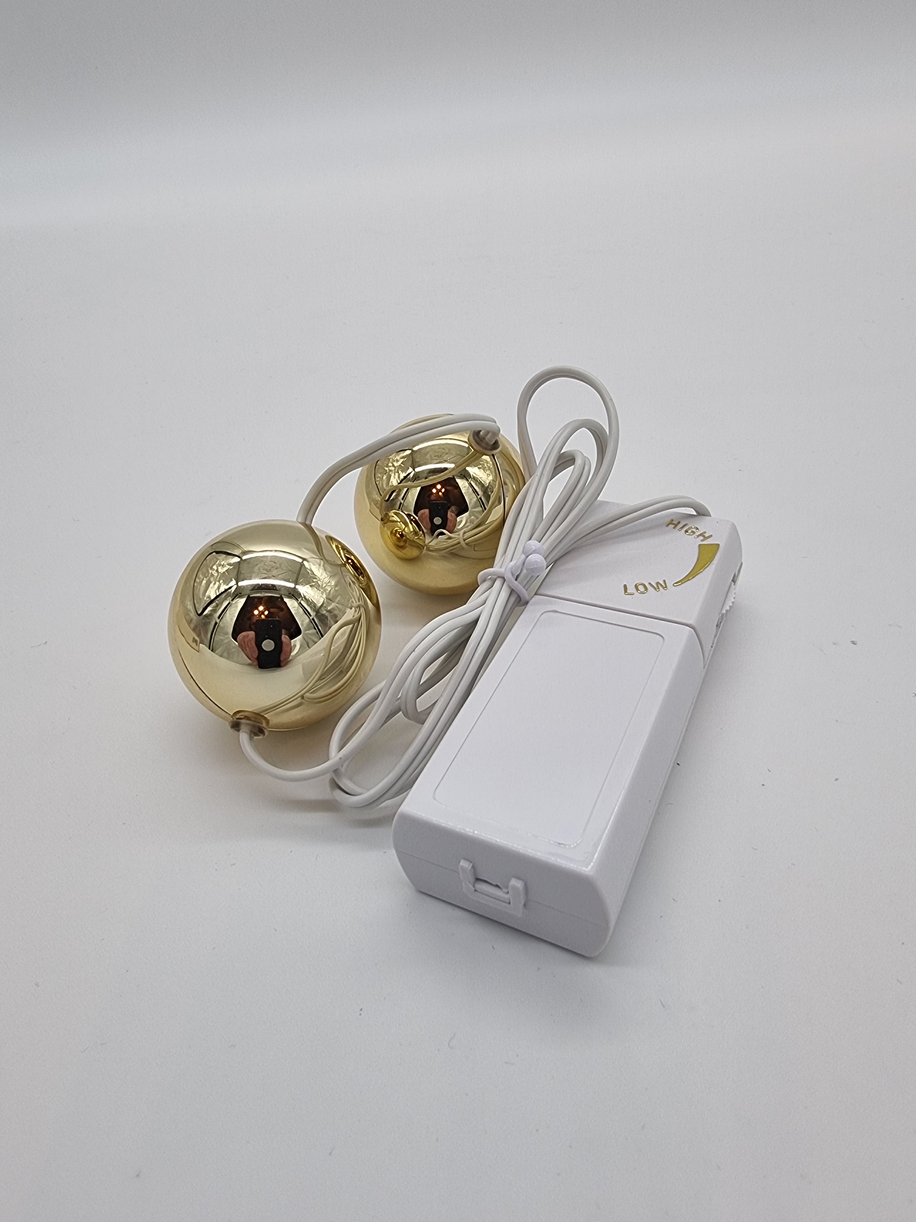 bækkenbundskugler med vibrator GULD