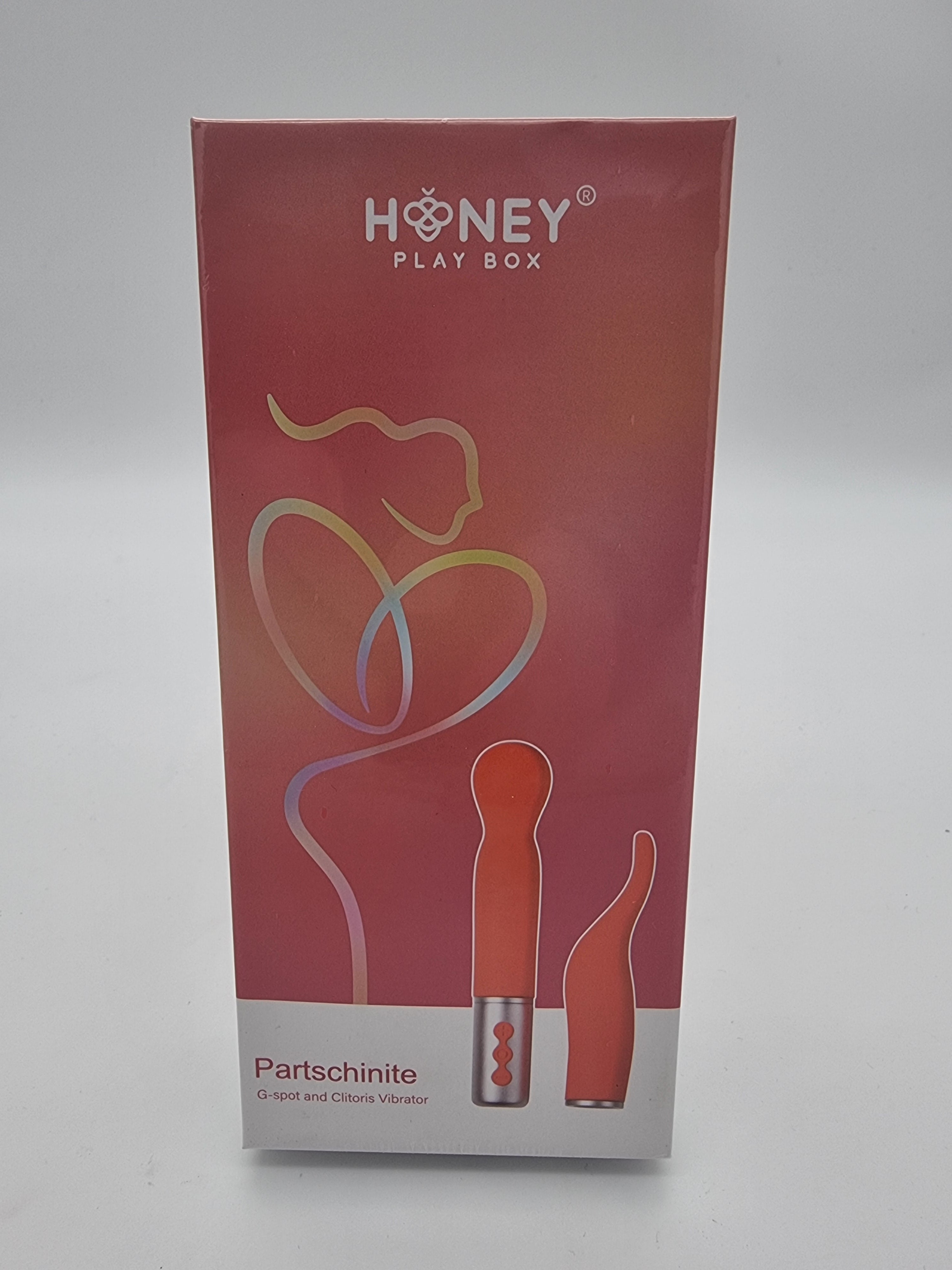 PARTSCHINITE - DEN FRÆKKE KOLLEKTION - ORANGE UDSKIFTELIG HOVEDVIBRATOR
