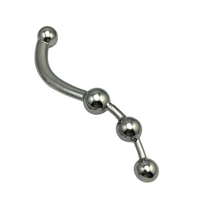Ståldildo G+P punkt stimulator 26cm