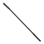 Ridepisk med rem, sort 70cm