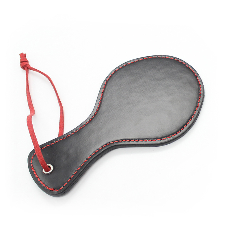 Rund paddle m. rem, sort/rød