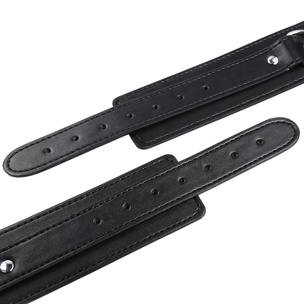 Frække håndjern manchetter justerbare, sorte