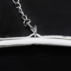 Hvide elegante SM-handcuffs 