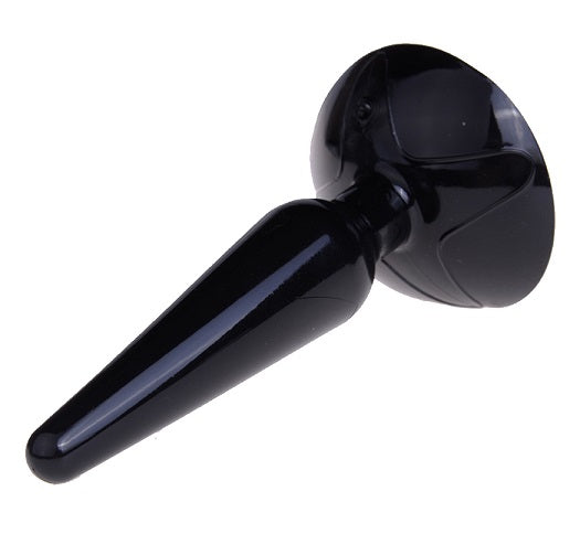 Black butt analplug med sugekop