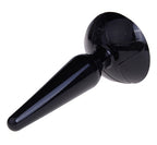 Black butt analplug med sugekop