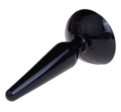 Black butt analplug med sugekop