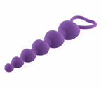 Purple hearts silikone buttplug, lilla