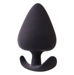 Sort silikone buttplug large