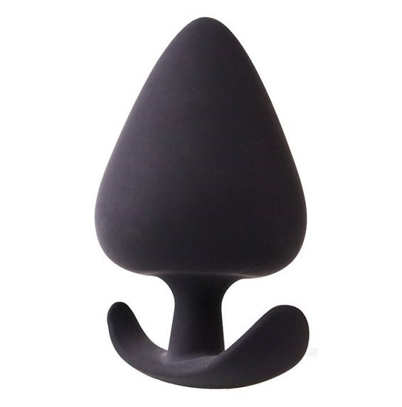 Sort silikone buttplug large