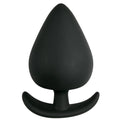 Sort silikone buttplug large