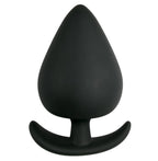 Sort silikone buttplug large