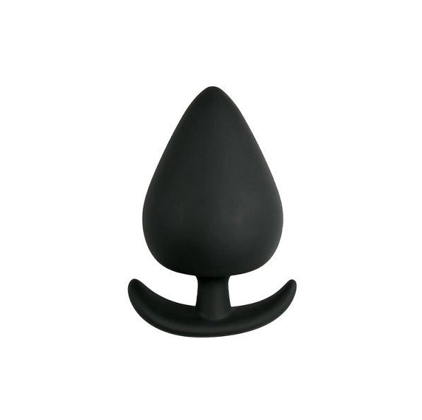 Sort silikone buttplug small