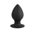 Diamond silikone buttplug large - sort