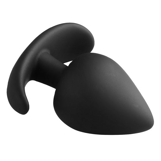 Analplug med stålkugle silikone - small