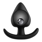 Analplug med stålkugle silikone - small