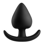 Analplug med stålkugle silikone - small