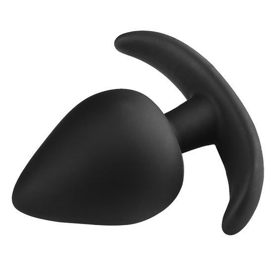 Analplug med stålkugle silikone - small