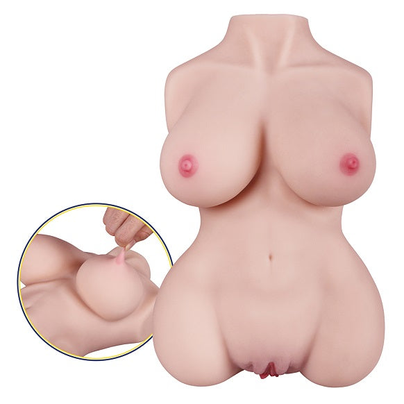 Sexdukke ægte vagina og store bryster