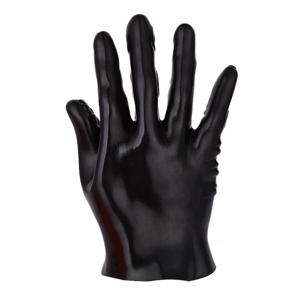 Sexhandske med forskellige fingermønstre silikone