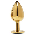 Golden analplug - stor