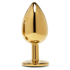 Golden analplug - stor