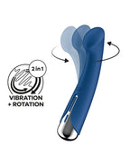 SATISFYER - SPINNING G-SPOT 1 - G-SPOT VIBRATOR - BLÅ