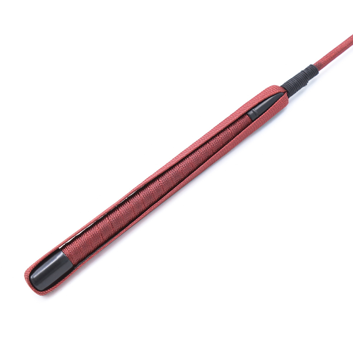 Ridepisk bondage play - brunrød 65cm