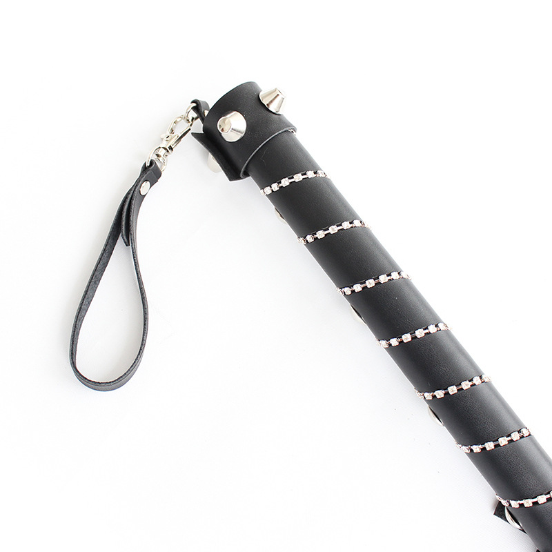 Diamond dog bondage pisk, sort