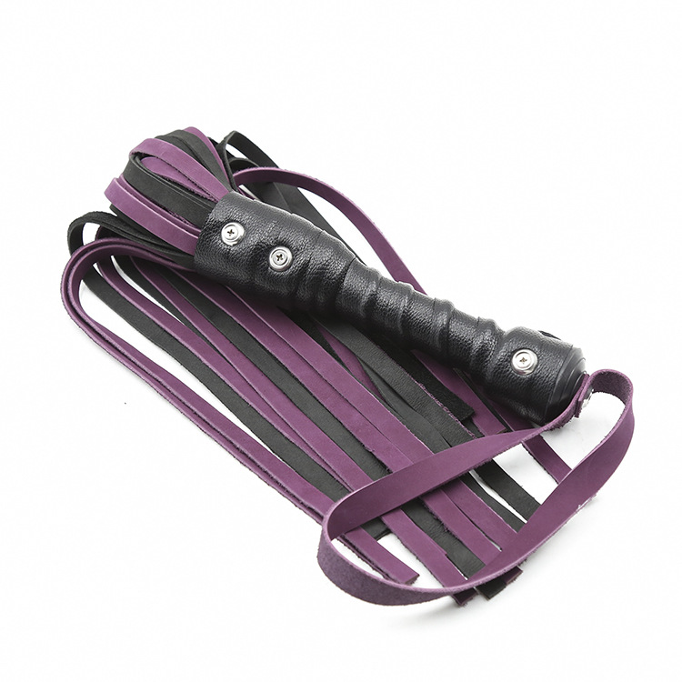King &amp; queen flogger 56cm - lilla/sort