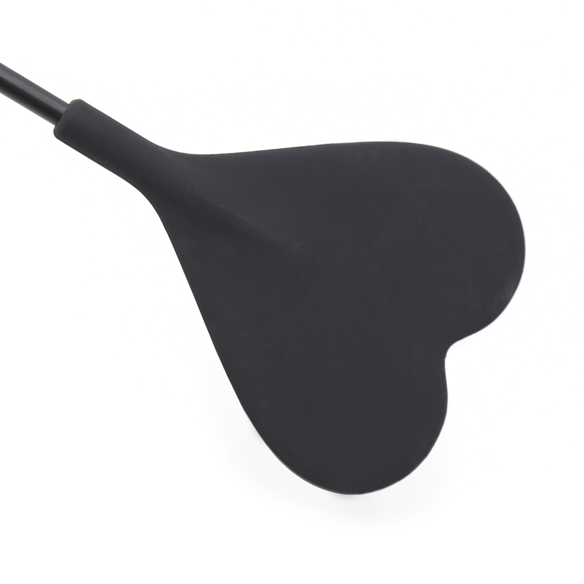 2-i-1 hjerte paddle med tickler 52cm - sort