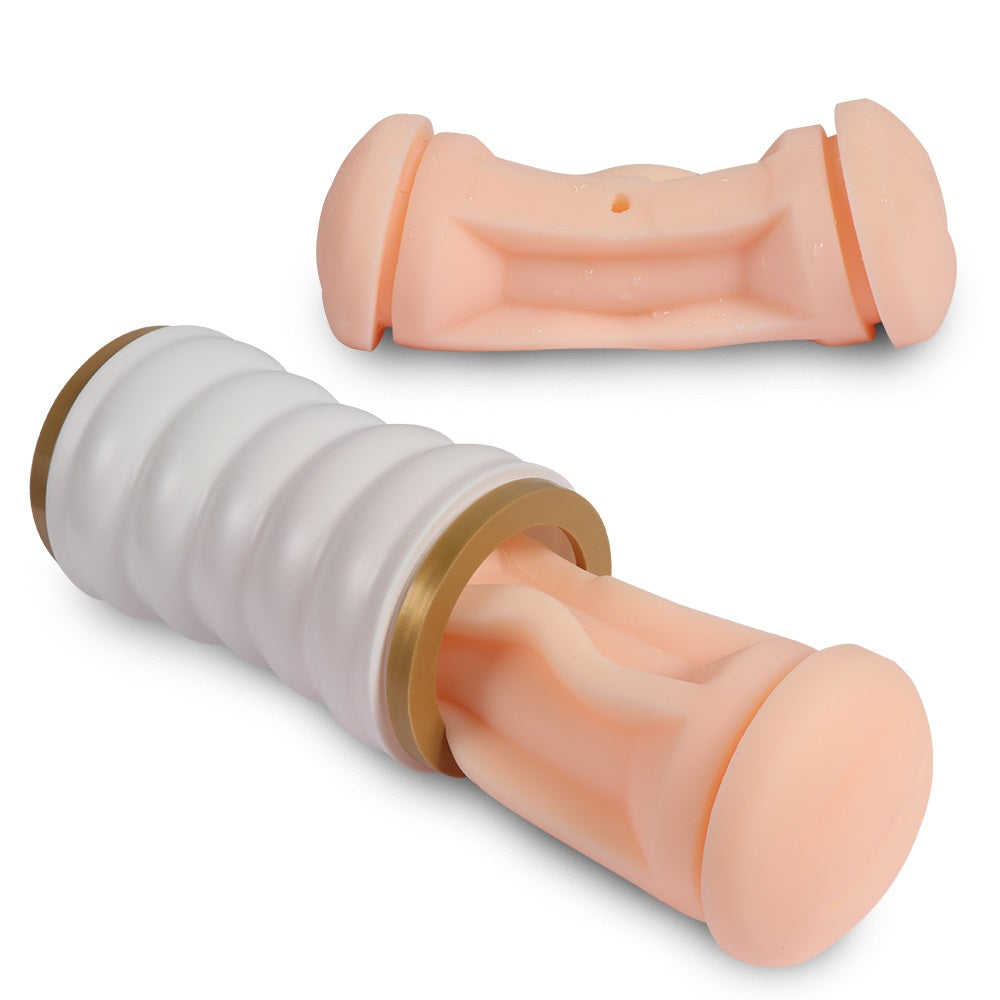 Dual joy vagina og mund masturbator