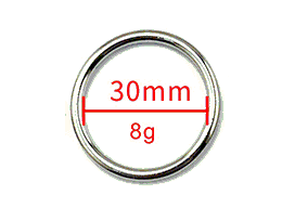 Stål penisring 3 cm