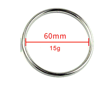Penis ring rustfri stål 6cm