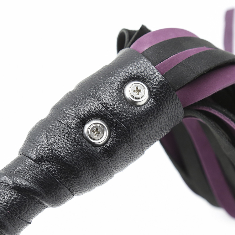 King &amp; queen flogger 56cm - lilla/sort