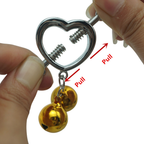 Nipple clamps hjerteform &amp; klokker