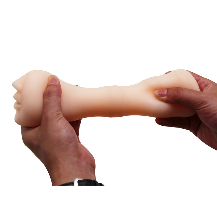 Onani stroker med mund og tænder