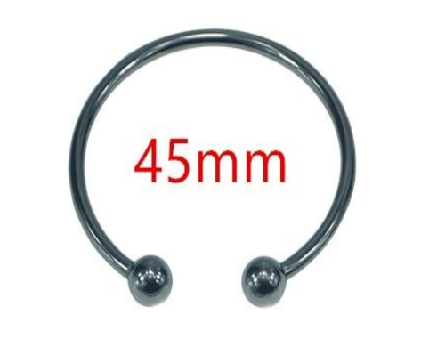 Penisring i stål m. åbning - 4,5cm