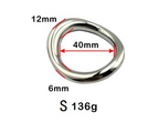 Cock balls stretcher stål, 4cm